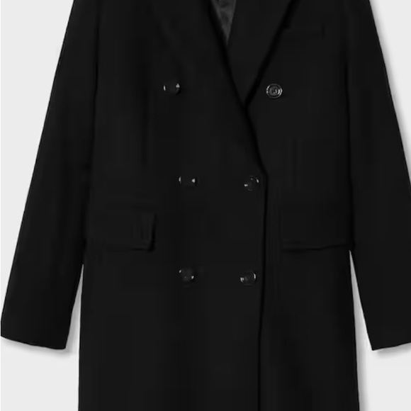 Mango plus size Black coat. Size 3X. - Picture 8 of 9